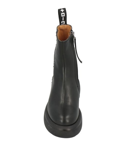 GIO+ Black Ankle Boots Leather