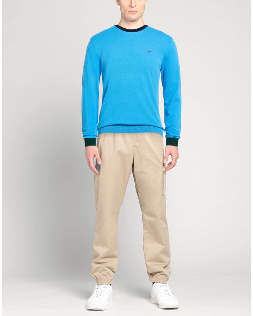 Sun 68 Blue Jumper for men
