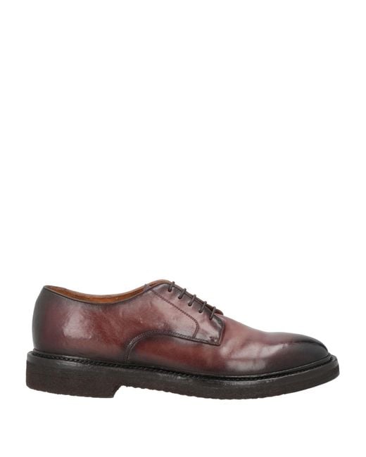 Officine Creative Brown Lace-Up Shoes Leather for men