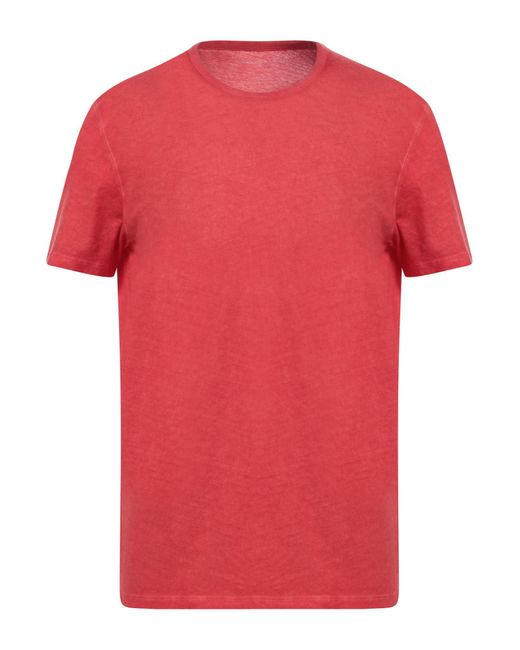 Majestic Filatures Red T-shirt for men