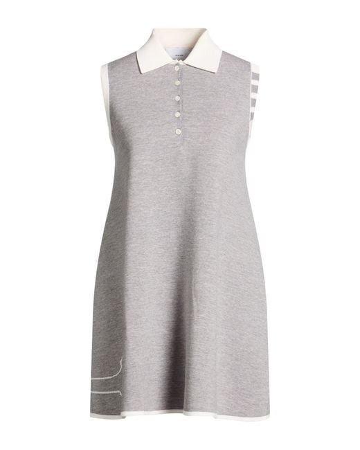 Thom Browne Gray Mini Dresses