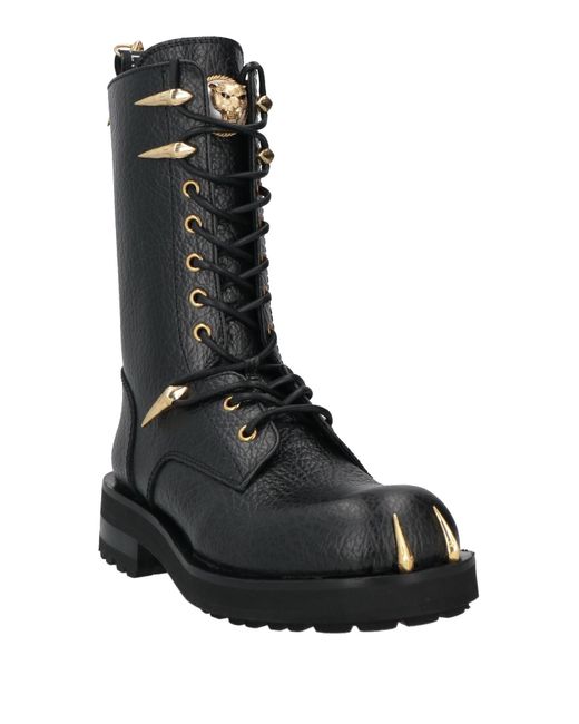 Roberto Cavalli Black Ankle Boots