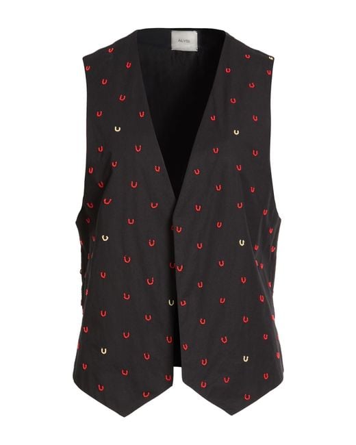 Alysi Black Tailored Vests