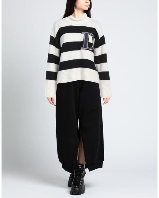 Dondup Black Turtleneck Wool
