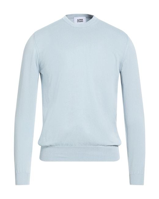 Pullover Alpha Studio pour homme en coloris Blue