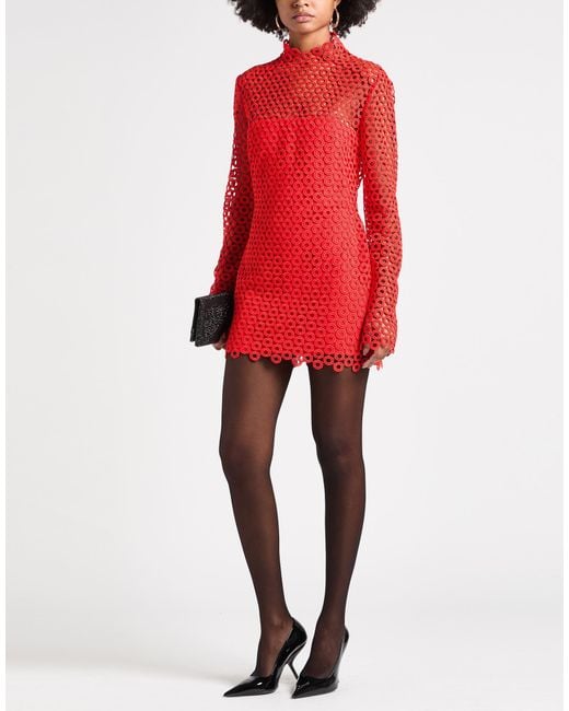 David Koma Red Mini Dresses