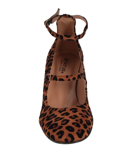Status Brown Pumps