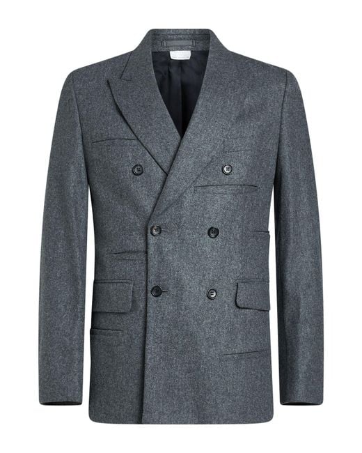 Comme des Garçons Blue Blazer Wool, Nylon for men