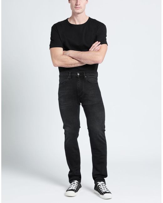 Pantaloni Jeans di Acne in Black da Uomo