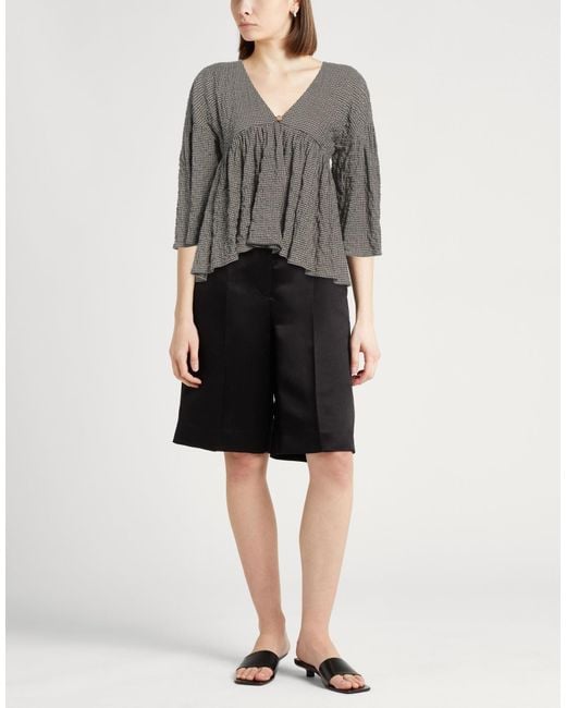 Alysi Gray Shirt Cotton, Elastane