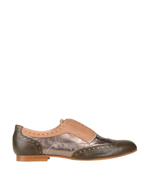Pollini Brown Lace-up Shoes