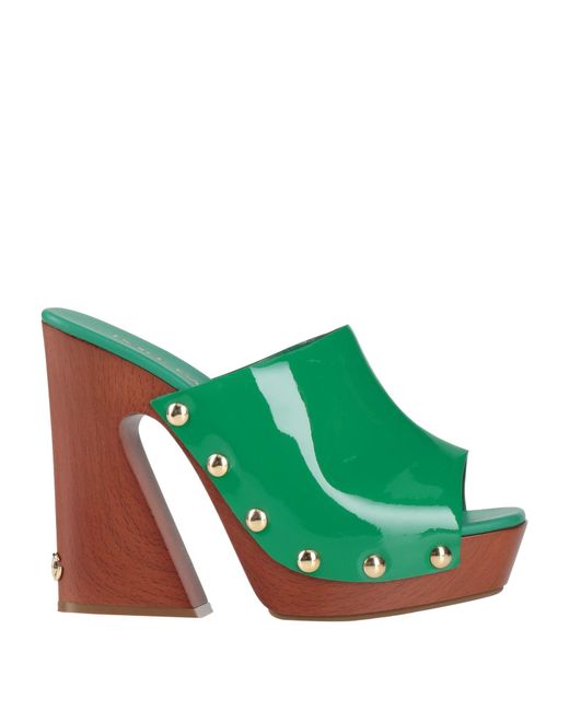 Dolce & Gabbana Green Mules & Clogs