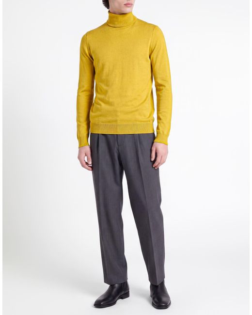 Alpha Studio Rollkragenpullover in Yellow für Herren