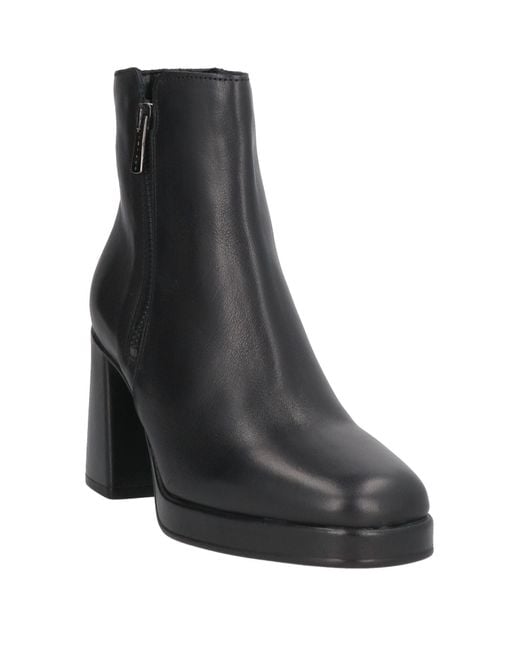 Igi&co Black Ankle Boots Leather