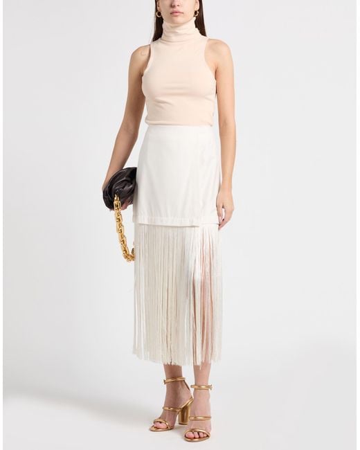 Jupe longue Sea en coloris White