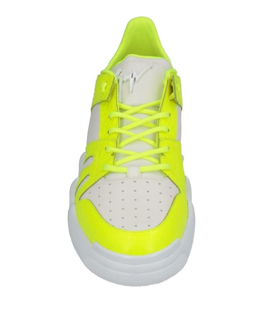 Giuseppe Zanotti Yellow Trainers for men