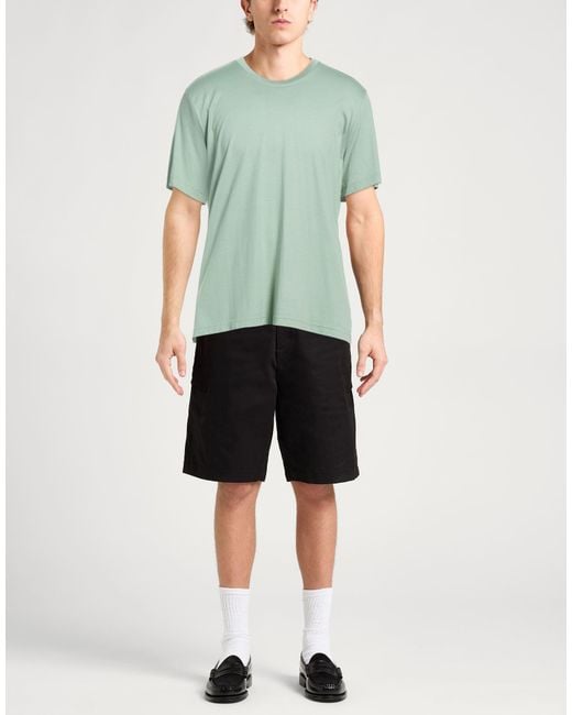 Eton of Sweden Green T-Shirt Silk, Cotton for men