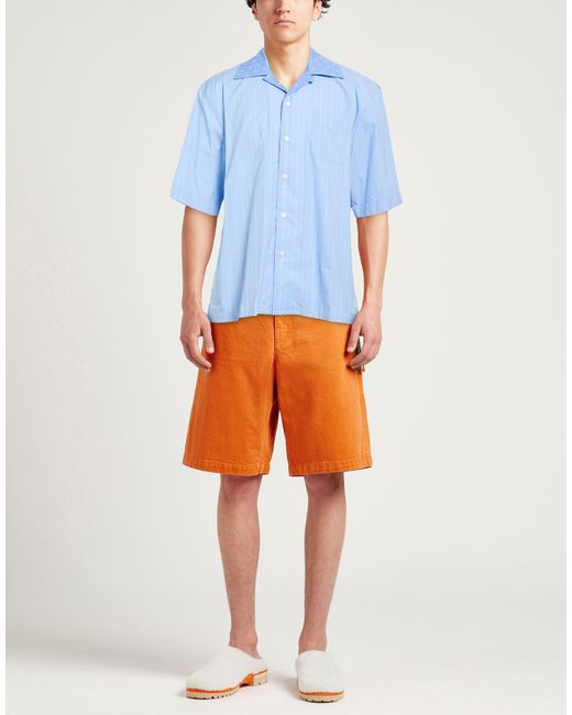 Marni Blue Shirt Cotton for men