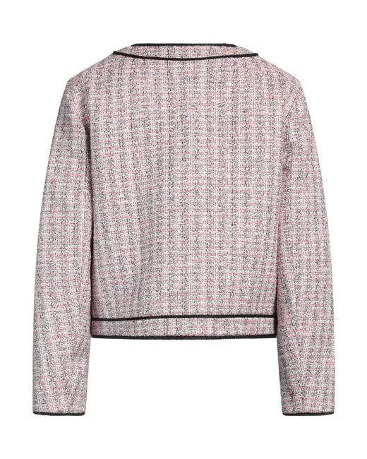 Maje Pink Jacket Cotton, Viscose, Synthetic Fibers, Polyamide, Metallic Fiber