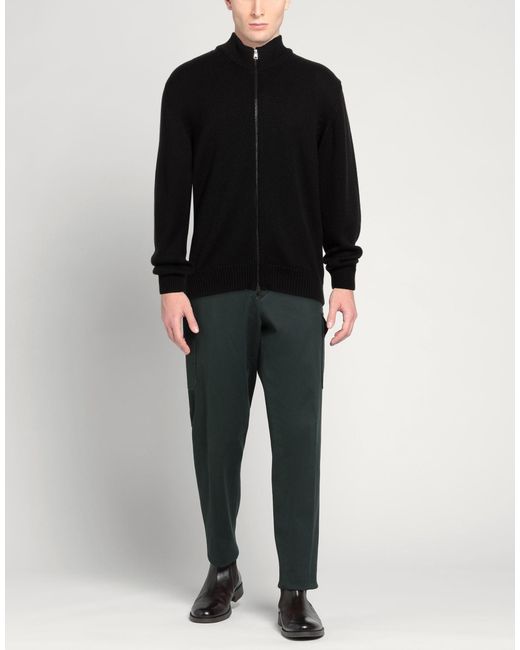 Bl'ker Black Cardigan Wool for men