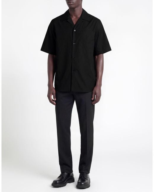 Camisa Versace de hombre de color Black