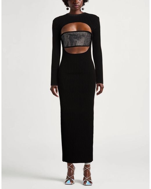 GIUSEPPE DI MORABITO Black Maxi Dress