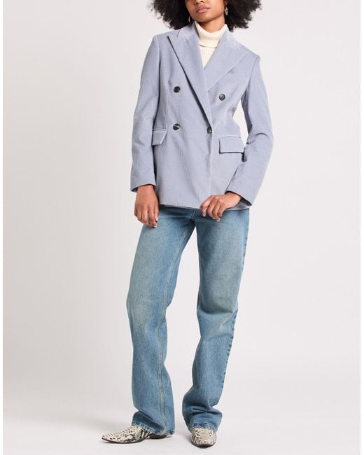 Eleventy Gray Blazer Cotton