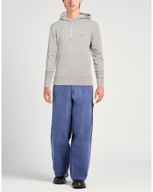 Maison Kitsuné Gray Light Sweatshirt Cotton for men