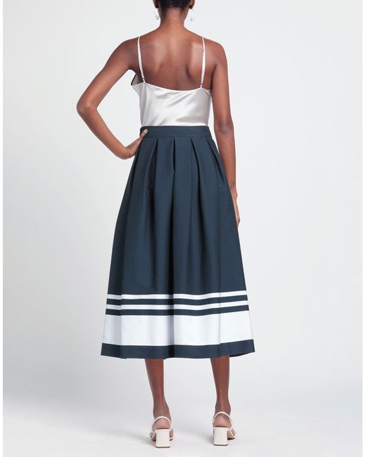 Boutique Moschino Blue Midi Skirt