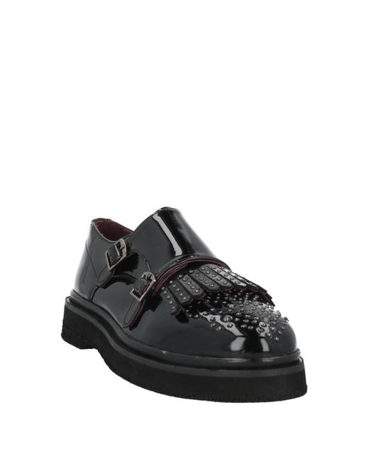 Apepazza Black Loafers Textile Fibers