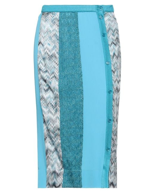 Missoni Blue Midi Skirt