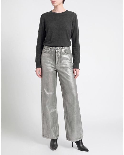 Fracomina Gray Jeans Cotton