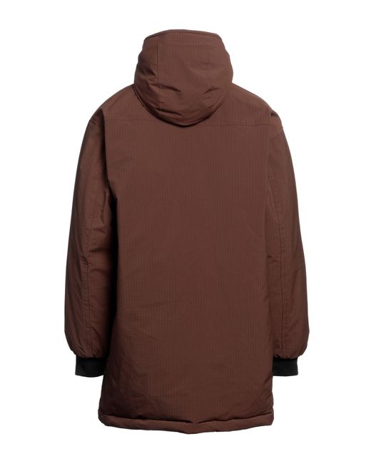 MSGM Brown Coat for men