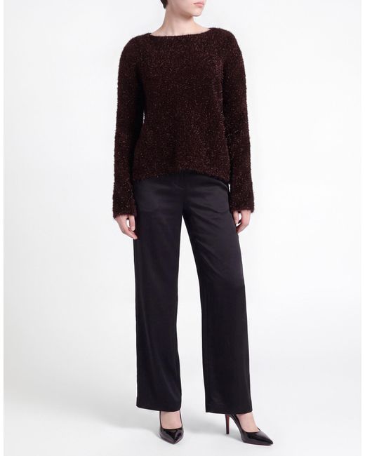 Semicouture Black Sweater Polyester, Polyamide