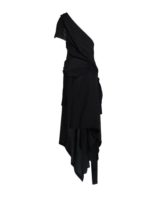 Yohji Yamamoto Black Mini Dress