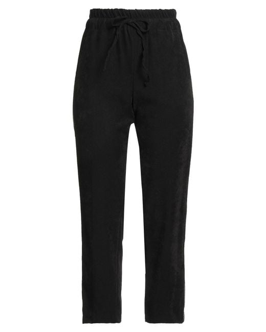 Motel Black Pants Polyester, Elastane