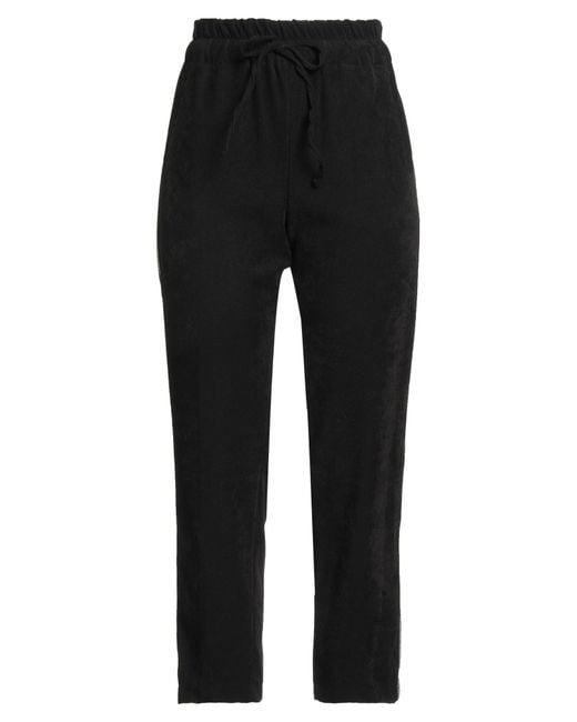 Motel Black Pants Polyester, Elastane