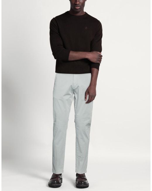 Squad² Gray Pants Cotton, Elastane for men