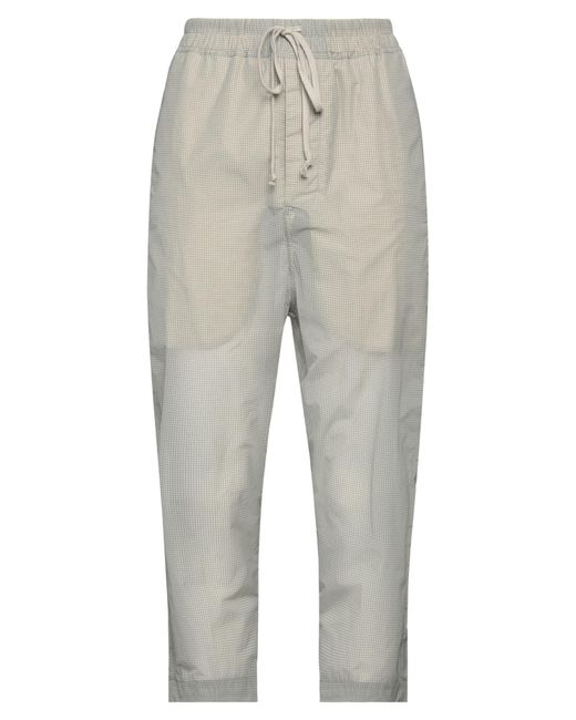 Rick Owens Gray Cropped Trousers