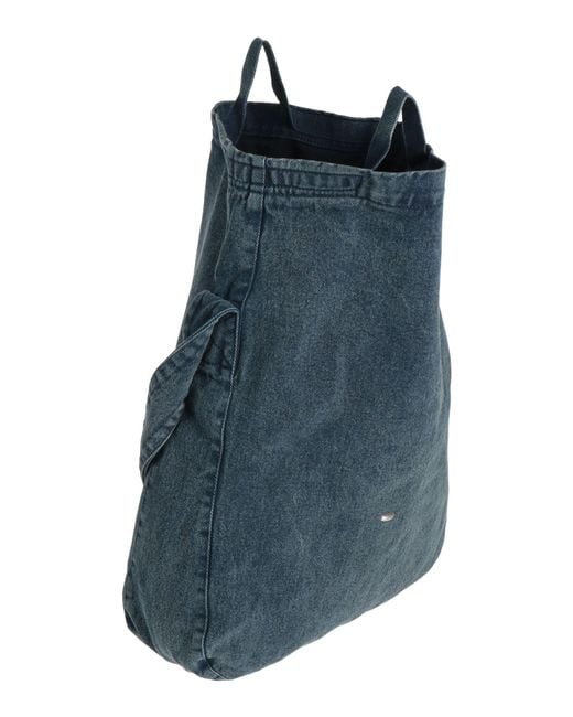 Our Legacy Blue Shoulder Bag Cotton