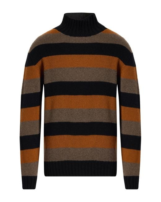 Aragona Black Turtleneck for men