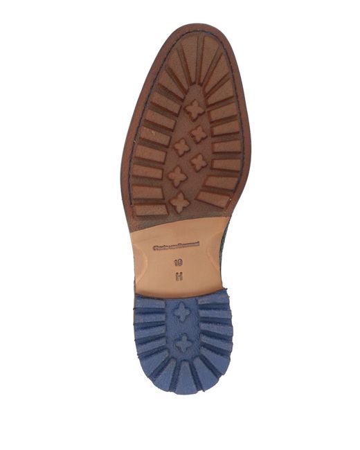 Floris Van Bommel Blue Ankle Boots for men