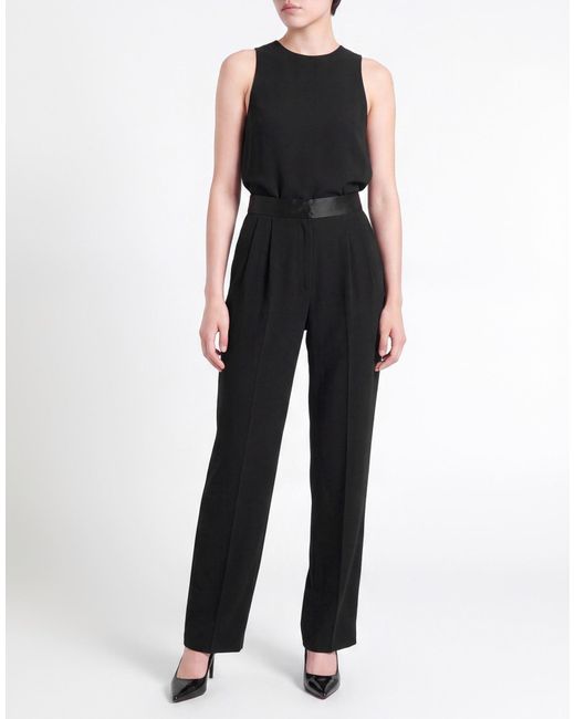 Marella Black Pants Polyester