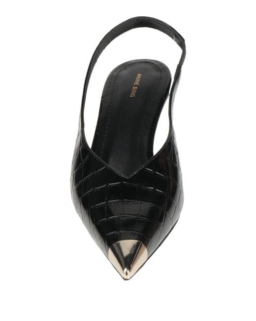 Anine Bing Black Pumps Leather