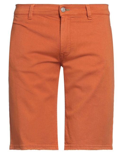 Grey Daniele Alessandrini Orange Shorts & Bermuda Shorts for men