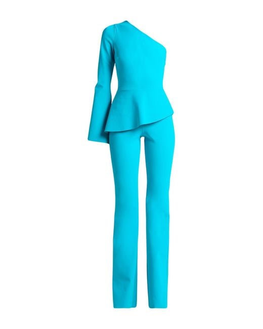 La Petite Robe Di Chiara Boni Blue Jumpsuit Polyamide, Elastane