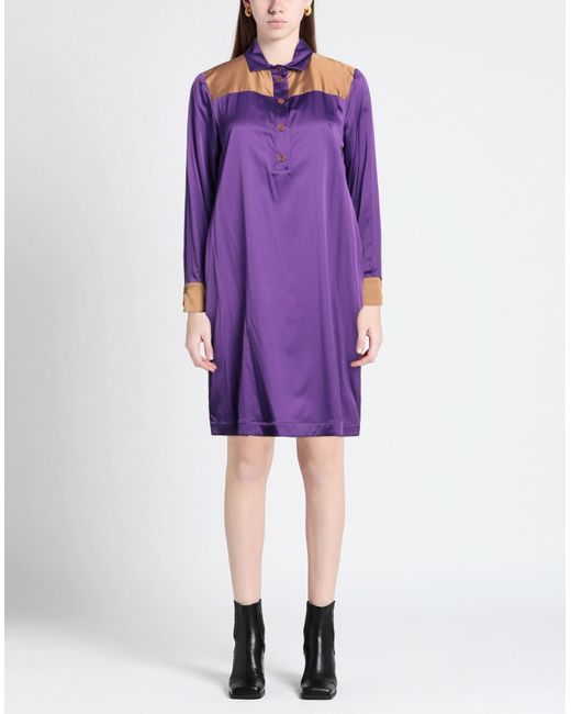 Ballantyne Purple Midi Dress