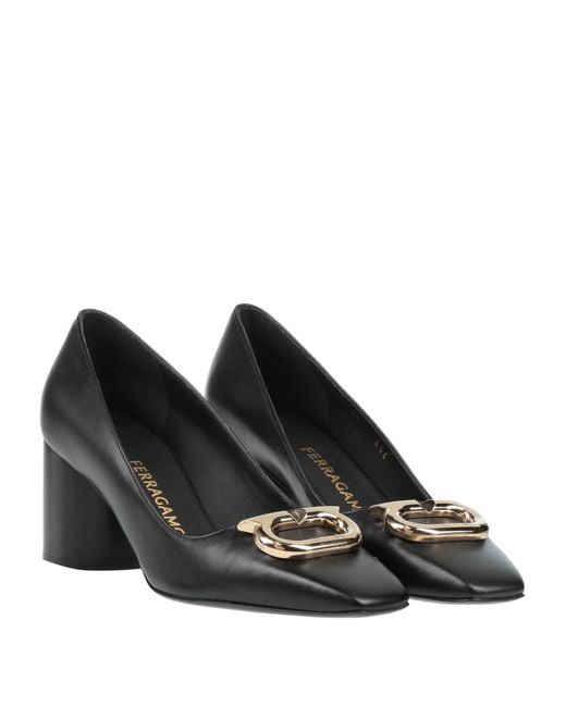 Ferragamo Black Pumps