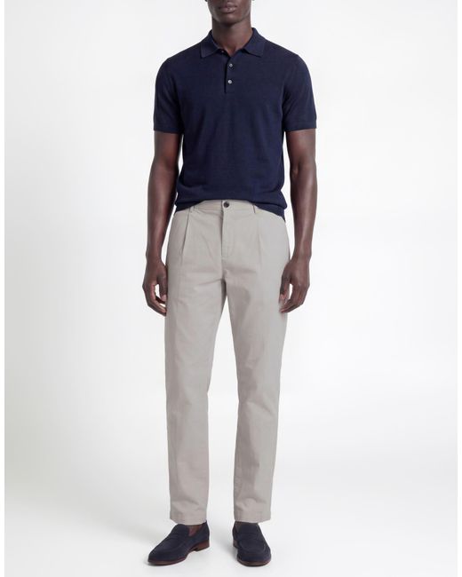 Mason's Gray Pants Cotton, Lyocell, Elastane for men