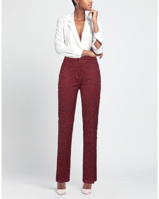 Max Mara Red Trouser